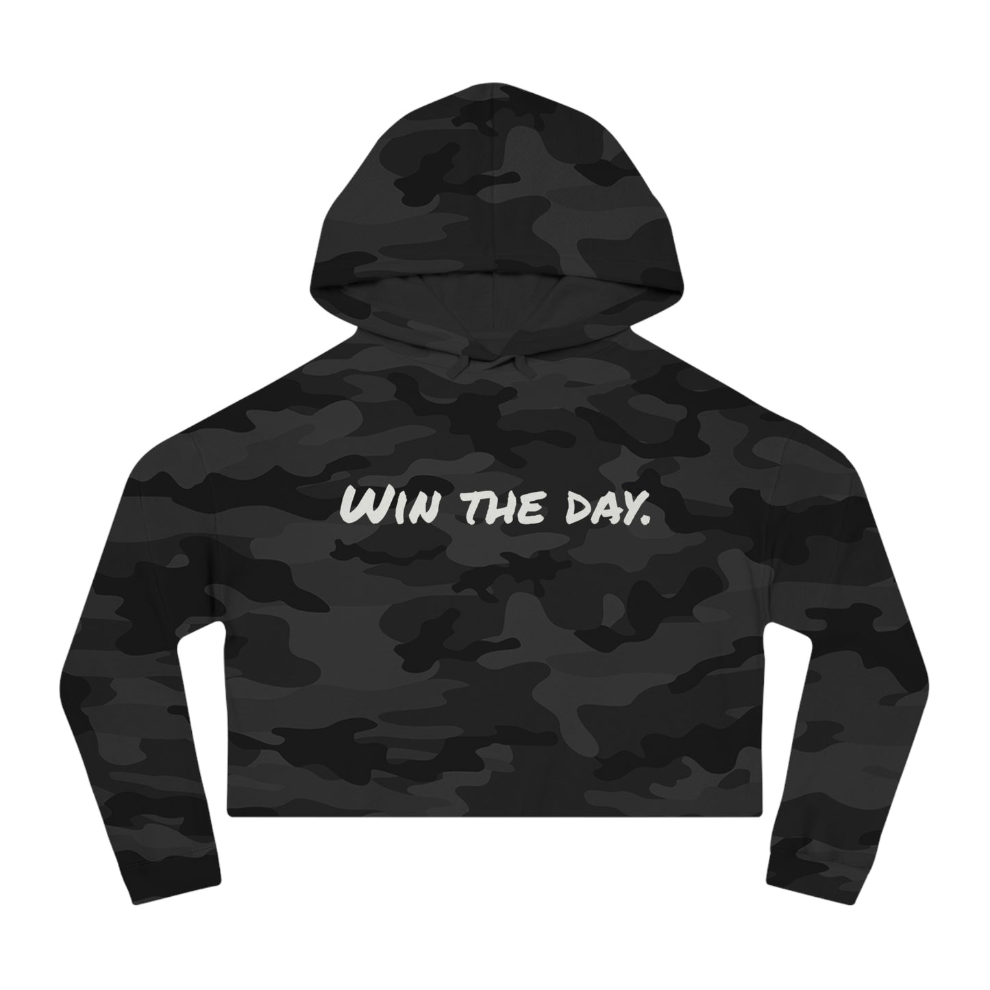 Win the Day Women's Cropped Hooded Sweatshirt