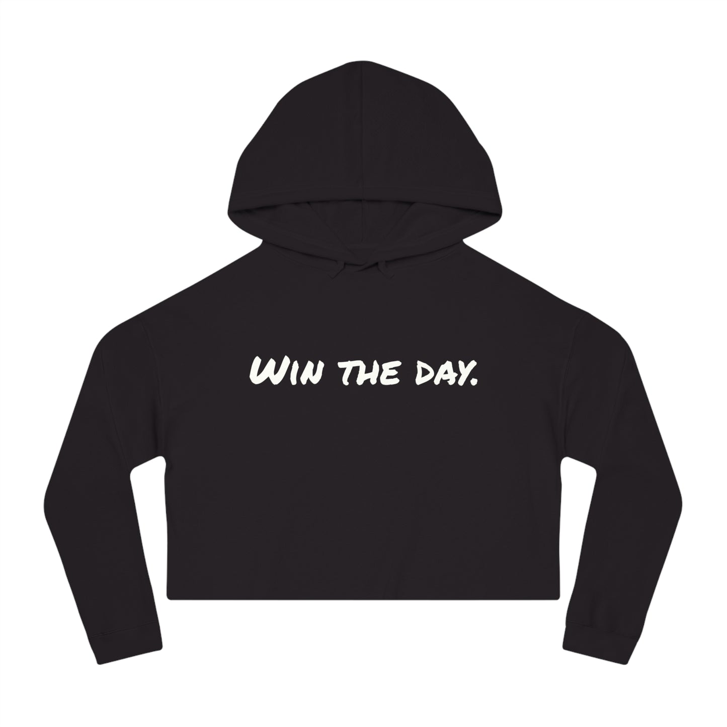 Win the Day Women's Cropped Hooded Sweatshirt