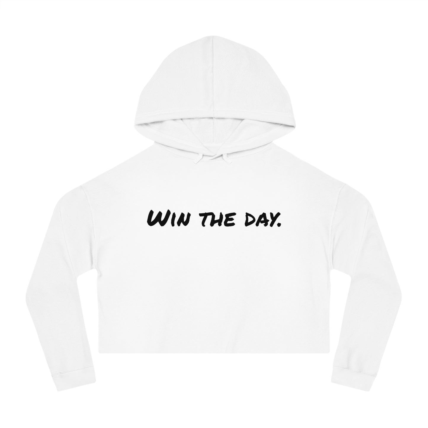 Win the Day Women's Cropped Hooded Sweatshirt