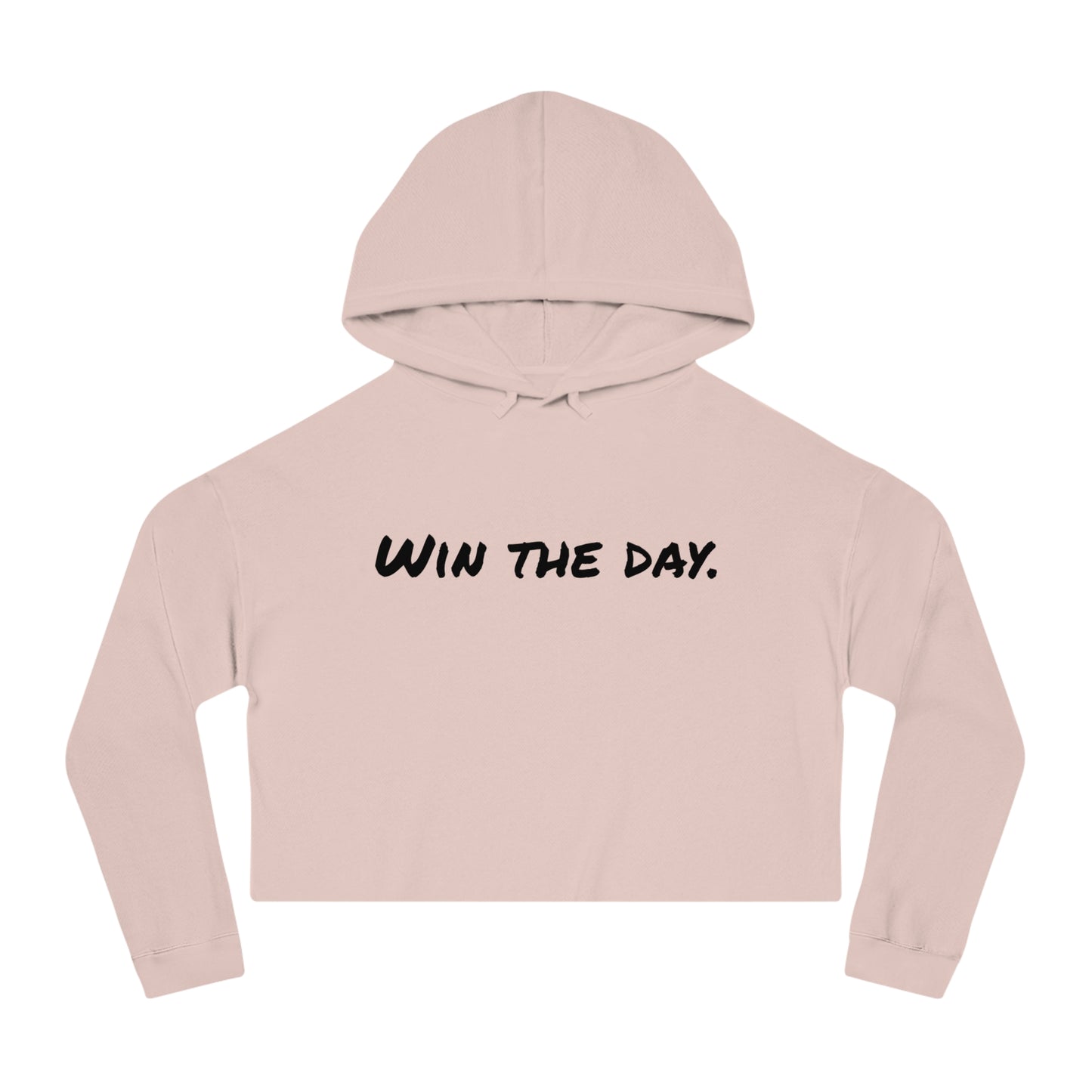 Win the Day Women's Cropped Hooded Sweatshirt