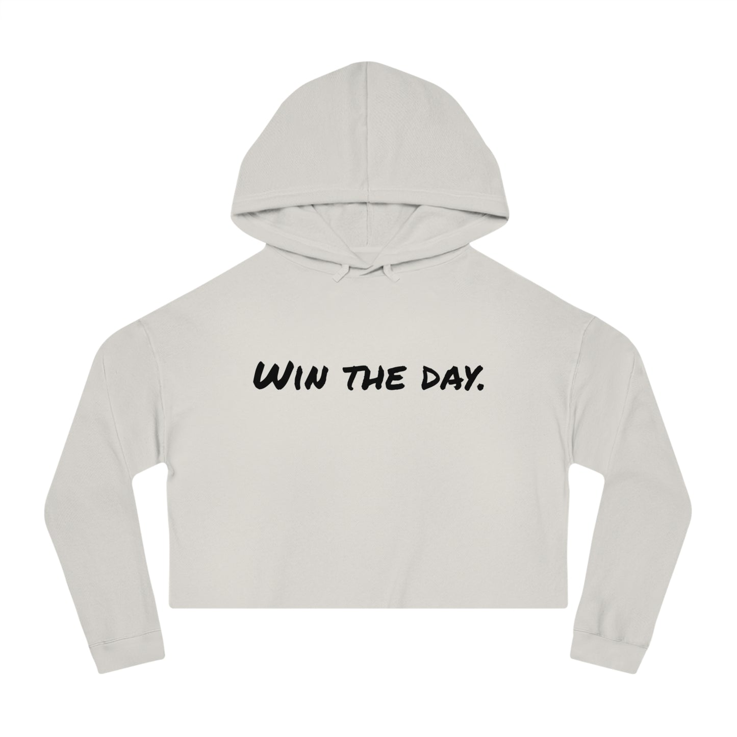 Win the Day Women's Cropped Hooded Sweatshirt