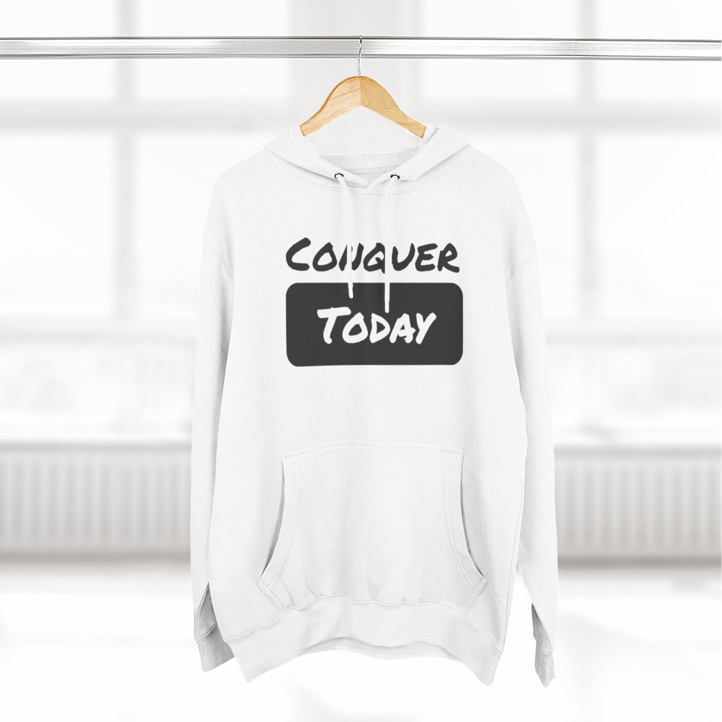 Unisex Conquer Today Fleece Hoodie