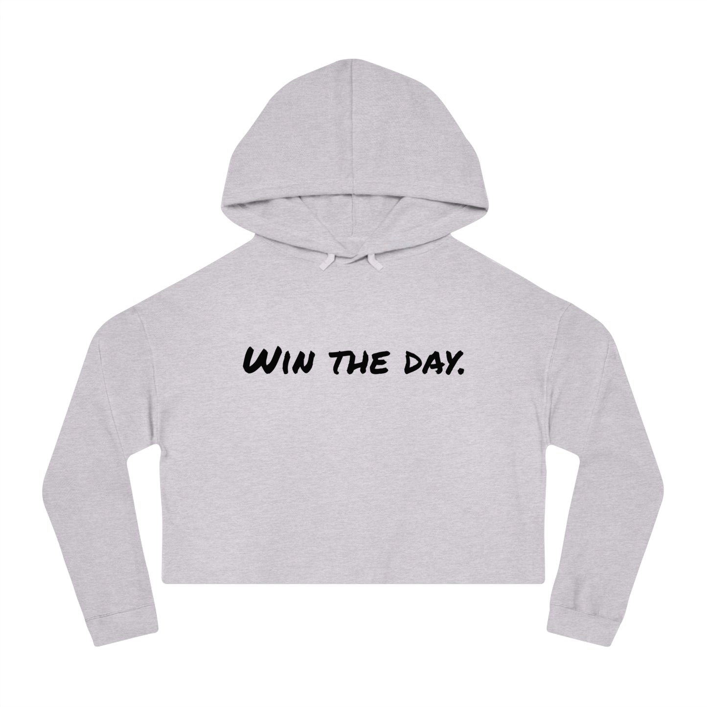 Win the Day Women's Cropped Hooded Sweatshirt