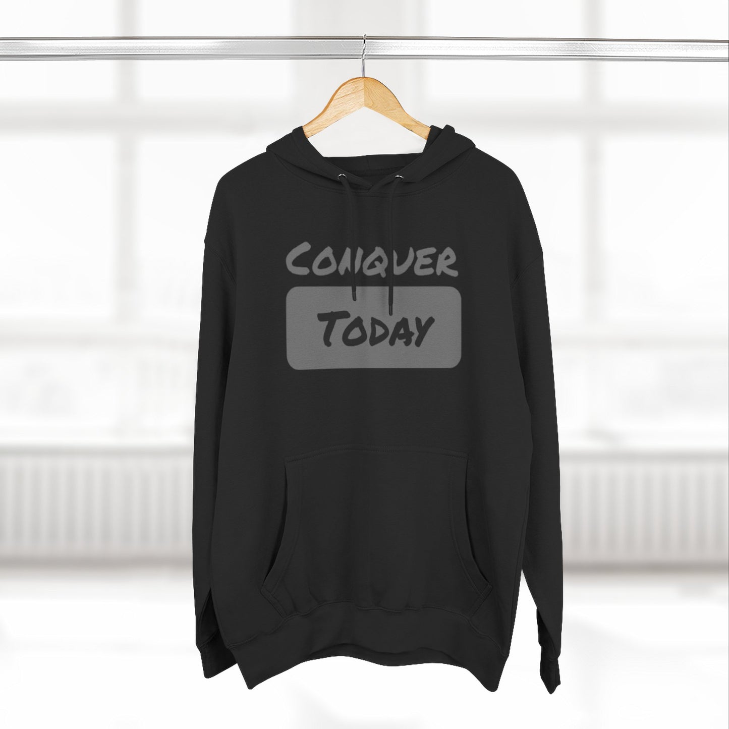 Unisex Conquer Today Fleece Hoodie