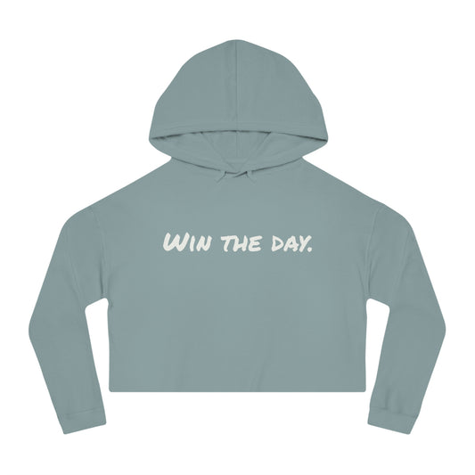 Win the Day Women's Cropped Hooded Sweatshirt