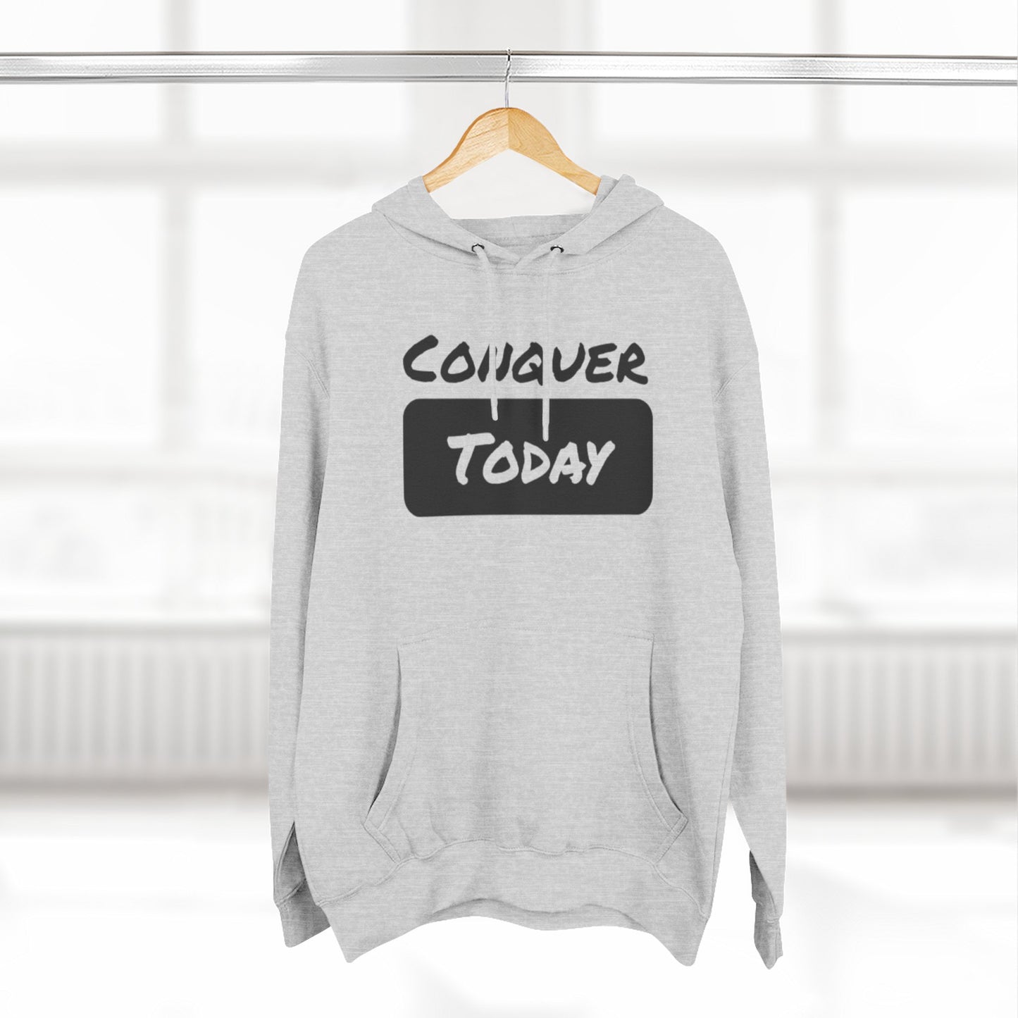 Unisex Conquer Today Fleece Hoodie