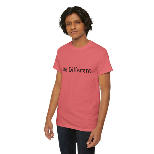 Unisex Be Different Cotton T-shirt